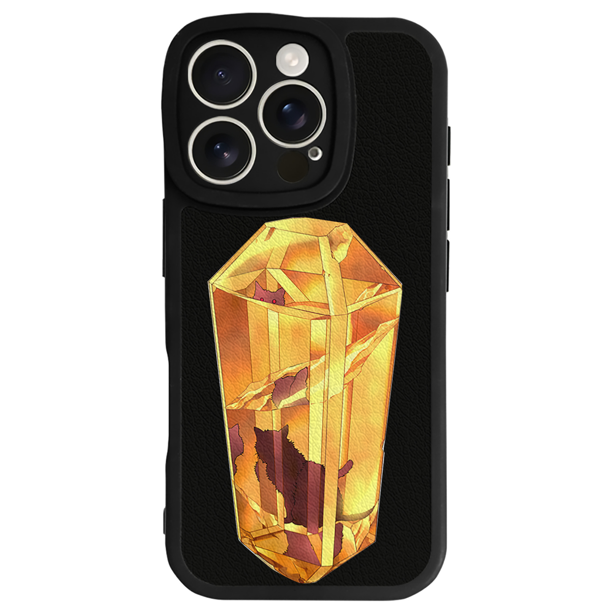 遊☆戯☆王 Yu-Gi-Oh! 【iPhone 16シリーズ対応】シリコンスマホケース（レザー調） 材質：シリコン